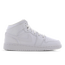 Jordan 1 Mid - Primaire-College Chaussures White-White