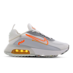 Grade School Shoes - Nike Air Max 2090 - White-Silver-Orange