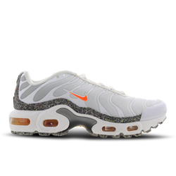 Grade School Shoes - Nike Tuned 1 - White-Silver-Orange