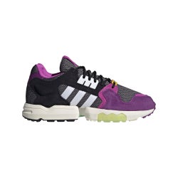 Grade School Shoes - adidas Torsion - Grey Five-Ftwr White-Glory Purple