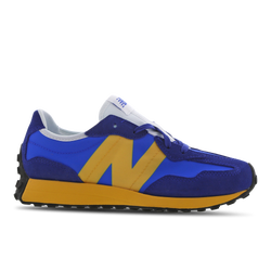 Grade School Shoes - New Balance 327 - Blue-Yellow