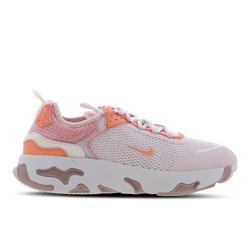 Grade School Shoes - Nike React Live - Light Violet-Crimson Bliss-White