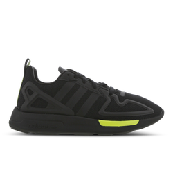 Grade School Shoes - adidas Zx 2K Flux - Black-Black-Solar Yellow