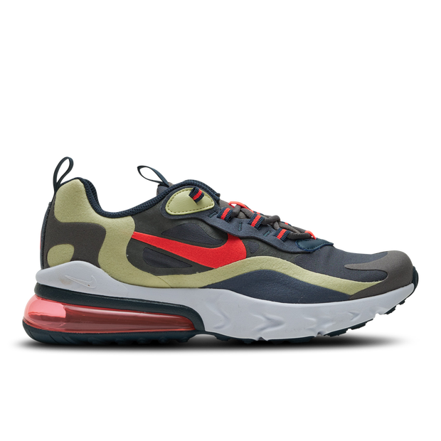 Nike Air Max 270 React GS 'Iron Grey Lime Crimson' - BQ0103-015