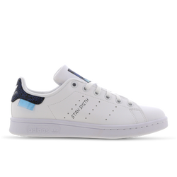 Grade School Shoes - adidas Stan Smith - White-Black-Bright Royal