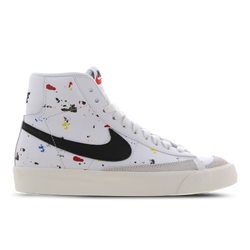 Grade School Shoes - Nike Blazer Mid - White-Black-White