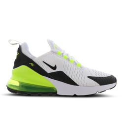 Grade School Shoes - Nike Air Max 270 - White-Black-Volt