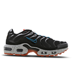 Grade School Shoes - Nike Tuned 1 Essential - Black-Black-Turf Orange