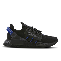 Grade School Shoes - adidas Nmd R1 V2 - White-Black-Bright Blue