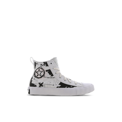 Grade School Shoes - Converse Unt1tl3d Tear Away - White-White-Black