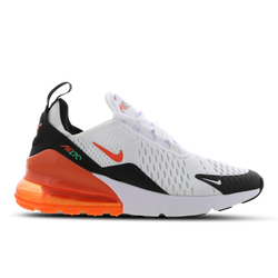 Grade School Shoes - Nike Air Max 270 - White-Turf Orange-Stadium Green