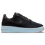Nike Air Force 1 Crater - Grade School Shoes Black-Black-Chambray Blue