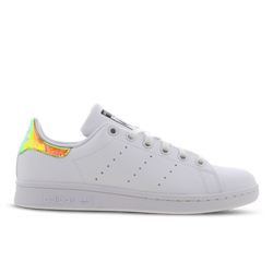 Scuola elementare e media Scarpe - adidas Stan Smith - White-Iridescent