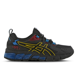 Grade School Shoes - Asics Quantum 180 - Black-Vibrant Yellow