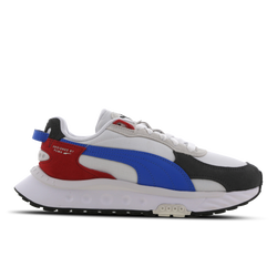 Grade School Shoes - Puma Wild Rider - Ebony-puma White-Ebony-puma White