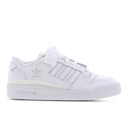 Grade School Shoes - adidas Forum Low - White-White-White