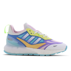 Grade School Shoes - adidas Zx 2K Boost 2.0 - Ftwr White-Ftwr White-Light Purple