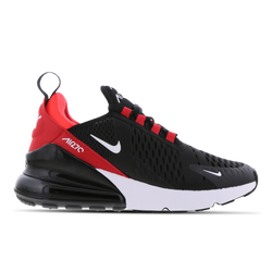 Grade School Shoes - Nike Air Max 270 - Black-White-University Red