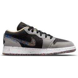 Grade School Shoes - Jordan 1 Low - Lt Smoke Grey-Multi