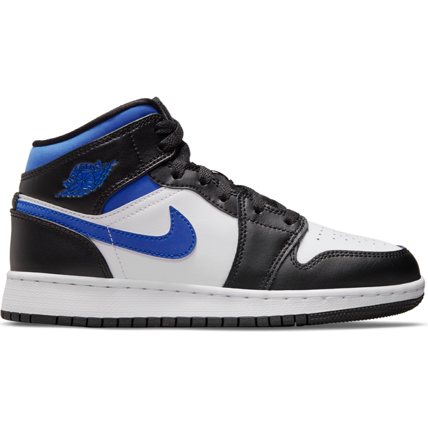 Air Jordan 1 Mid White Black Royal - 554725-140