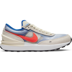 Grade School Shoes - Nike Waffle One - Coconut Milk-Brt Crimson-Hyper Royal