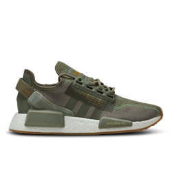 Grade School Shoes - adidas Nmd_r1.V2 J - Legacy Green-Gold Metallic-Gum 3
