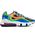 Nike Air Max 270 React - Grade School Shoes Off Noir-Magic Flamingo-University Gold