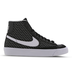 Grade School Shoes - Nike Blazer - White-Black-White
