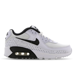 Grade School Shoes - Nike Air Max 90 - White-Black-White