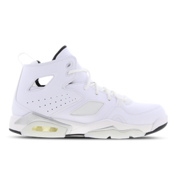 Grade School Shoes - Jordan Flightclub 91 - White-Black-Mtlc Silver
