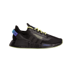 Grade School Shoes - adidas Nmd R1 V2 - Core Black-Pulse Yellow-Sonic Ink