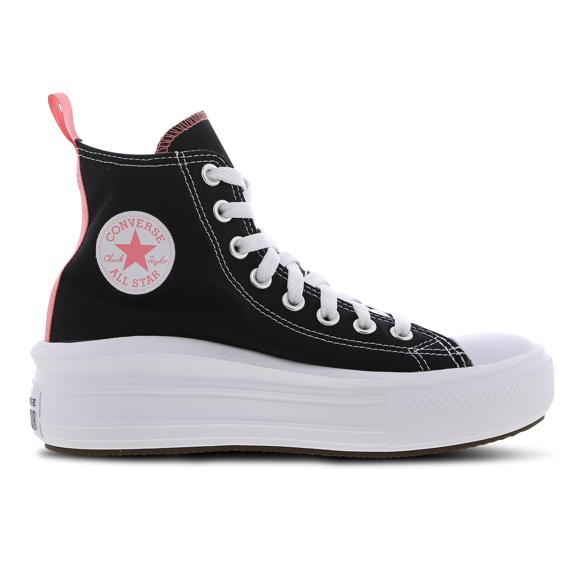 Black converse deals high tops footlocker