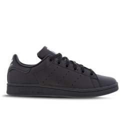 Grade School Shoes - adidas Stan Smith Primegreen - Black-Black-Black