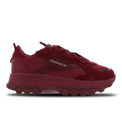 Grade School Shoes - Reebok Cardi B Classic Leather - Red-Maroon-Gold