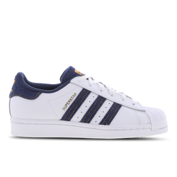 Grade School Shoes - adidas Superstar - Ftwr White-Crew Navy-Crew Navy