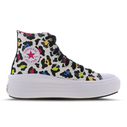 Grade School Shoes - Converse Chuck Taylor All Star Move Hi - Egret-Prime Pink-Black