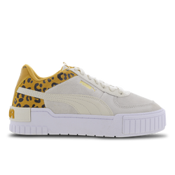 Grade School Shoes - Puma Cali Sport - Ivory Glow-Mineral Yellow