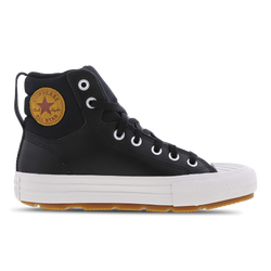 Grade School Shoes - Converse Chuck Taylor All Star Hi - Black-Black-Pale Putty