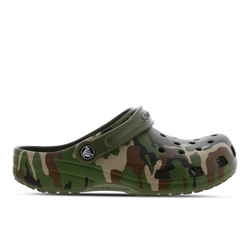 Grade School Shoes - Crocs Clog - Army Green-Multi