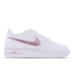 Grade School Shoes - Nike Air Force 1 Low - White-Pink Glaze
