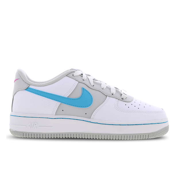 Buty dla dużych dzieci Nike Air Force 1 EMB - Biel - DJ9993-100