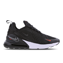 Grade School Shoes - Nike Air Max 270 - Black-Black-Particle Grey