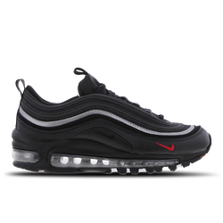 Grade School Shoes - Nike Air Max 97 Essential - Black-Black-Sport Red