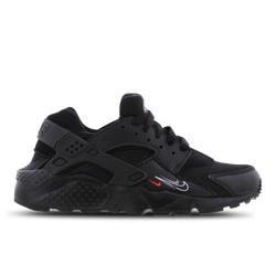 Grade School Shoes - Nike Huarache - Black-Brt Crimson-Particle Grey