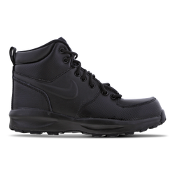 Grade School Boots - Nike Manoa - Black-Black-Black
