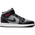 Jordan 1 Mid - Grade School Shoes Black-Gym Red-Particle Grey