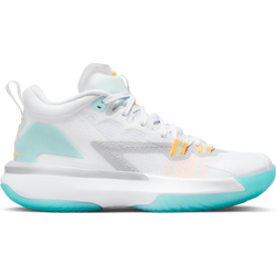 Grade School Shoes - Jordan Jordan Zion 1 - White-Black-Laser Orange