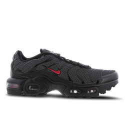 Grade School Shoes - Nike Tuned 1 Essential - Black-Univ Red-Mtlc Silver