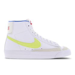 Grade School Shoes - Nike Blazer Mid - White-Lt Lemon Twist-Summit White