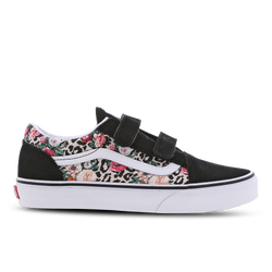 Grade School Shoes - Vans Old Skool - Multi-Black-True White